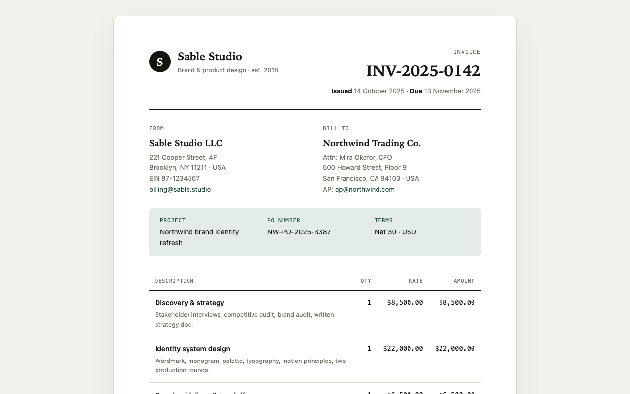 invoice