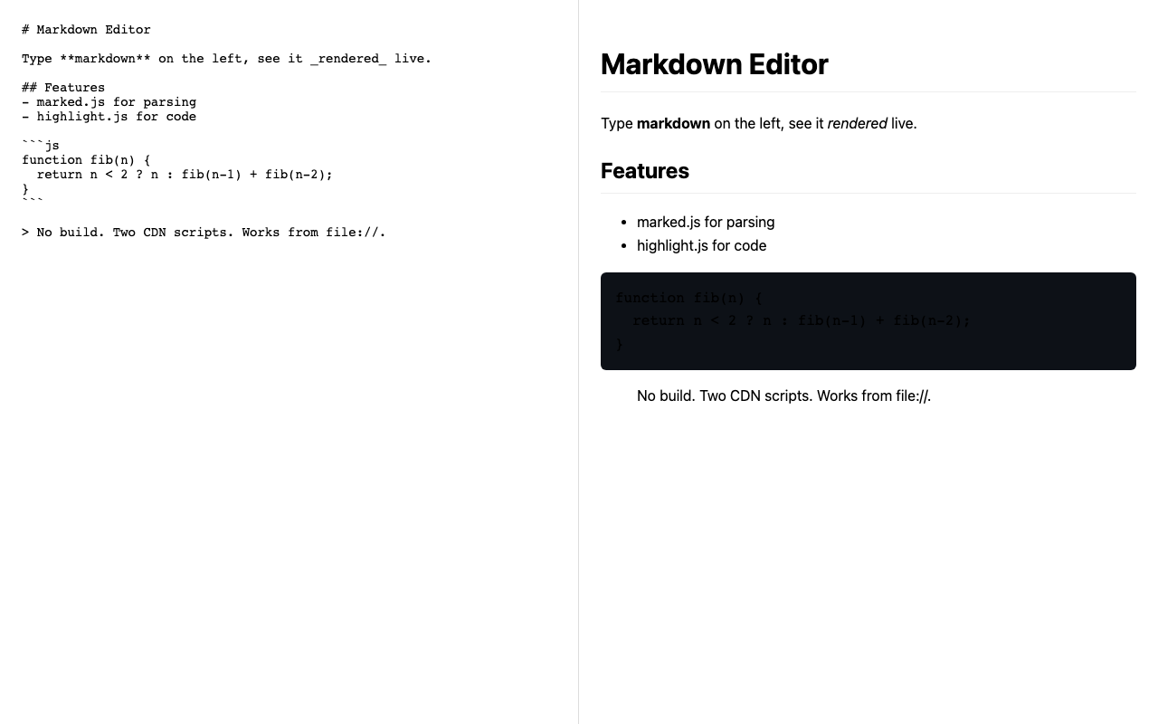 markdown-editor
